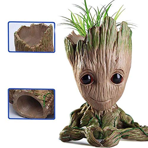 Flowerpot Treeman Baby Groot Succulent Planter Cute Green Plants F...