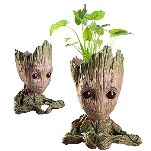 Flowerpot Treeman Baby Groot Succulent Planter Cute Green Plants F...
