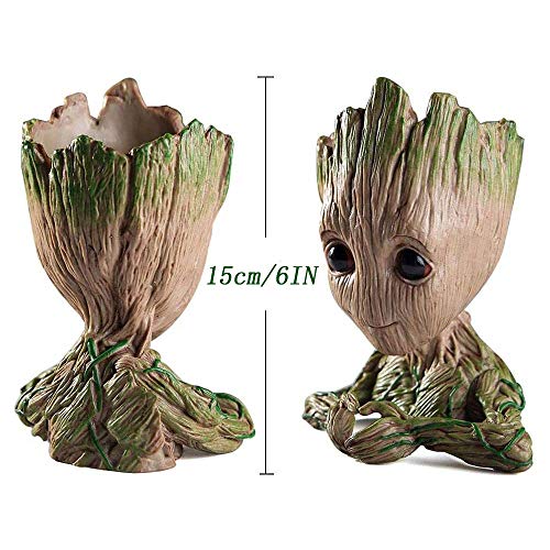 Flowerpot Treeman Baby Groot Succulent Planter Cute Green Plants F...