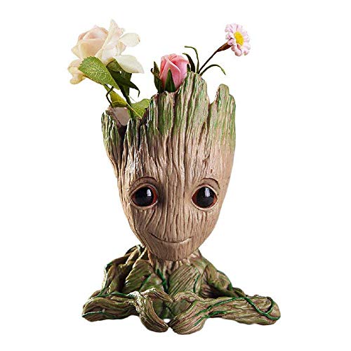 Flowerpot Treeman Baby Groot Succulent Planter Cute Green Plants F...