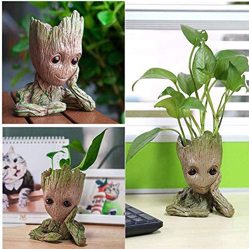 Flowerpot Treeman Baby Groot Succulent Planter Cute Green Plants F...