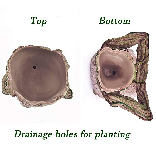 Flowerpot Treeman Baby Groot Succulent Planter Cute Green Plants F...