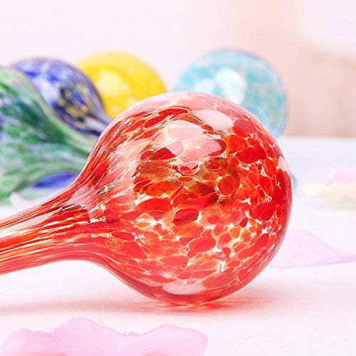 GDGY 2 pcs Glass Watering Sphere/Green Potted Plants Drip Irrigati...