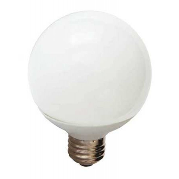 LED Lamp, Globe, G25, 5.0W, 120V, 350 lm