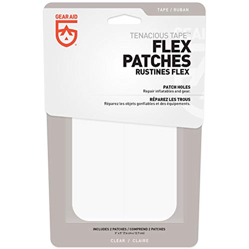 GEAR AID Tenacious Tape Flex Patches for Vinyl and Fabric Repair, ...