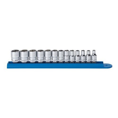GEARWRENCH 13 Pc. 1/4 Drive 6 Pt. Socket Set, Standard, Metric - ...