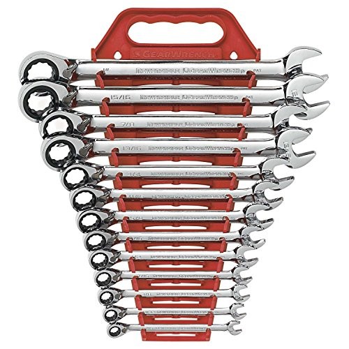 GEARWRENCH 13 Pc. 12 Point Reversible Ratcheting Combination SAE W...