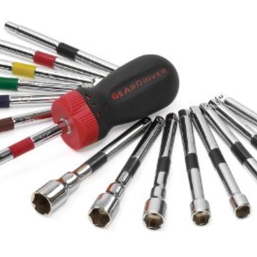 GEARWRENCH 16 Pc. SAE/Metric Ratcheting Nutdriver Set - 8916D