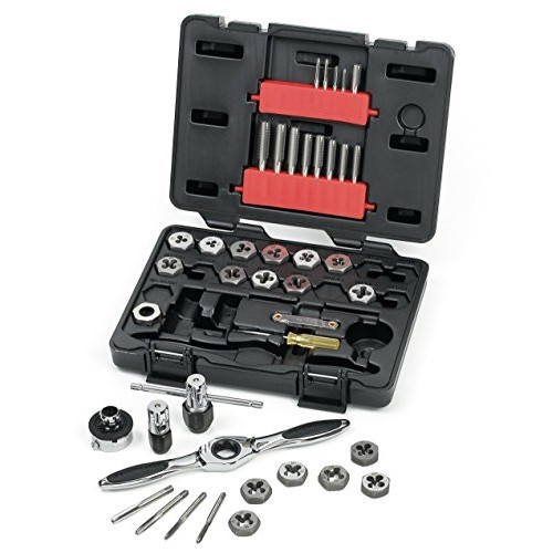 GEARWRENCH 40 Pc. Metric Ratcheting Tap and Die Set - 3886