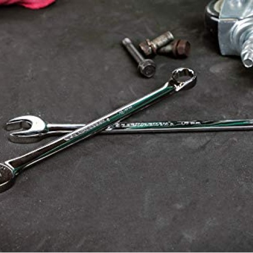 GEARWRENCH 44 Pc. 12 Point Long Pattern Combination SAE/Metric Wre...