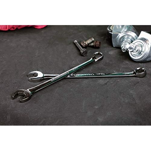 GEARWRENCH 44 Pc. 12 Point Long Pattern Combination SAE/Metric Wre...