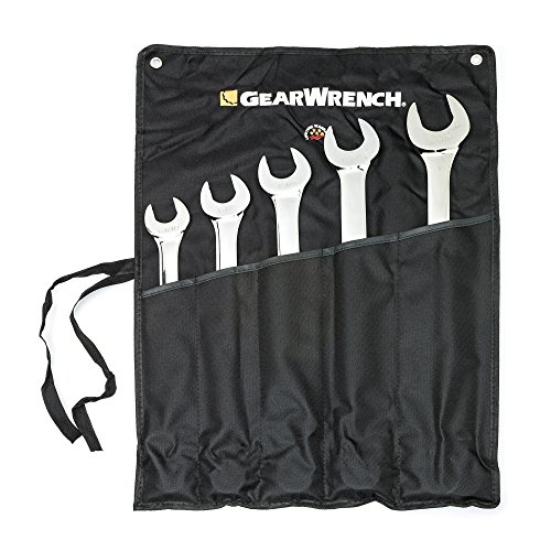 GEARWRENCH 5 Pc. SAE 12 Point Long Pattern Combination Wrench Set ...