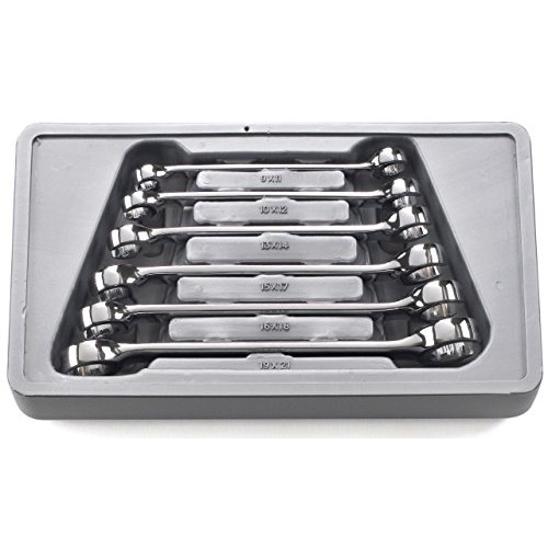 GEARWRENCH 6 Pc. Flare Nut Wrench Set, Metric - 81906
