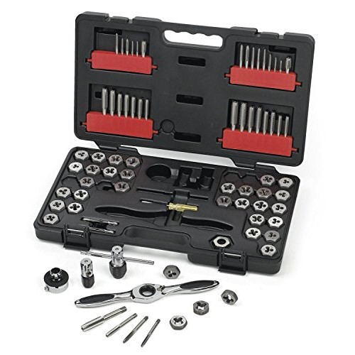 GearWrench 75PC 3887 Ratcheting Tap and Die Drive Tool Set SAE/Metric