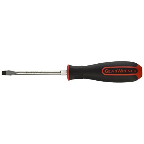GEARWRENCH 80013 Slotted Screwdriver with Nut Bolster, 1/4 x 4