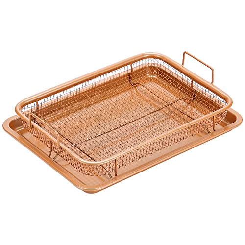 Air Fryer Basket For Oven, Stainless Steel Air Fryer Tray, Baking ...