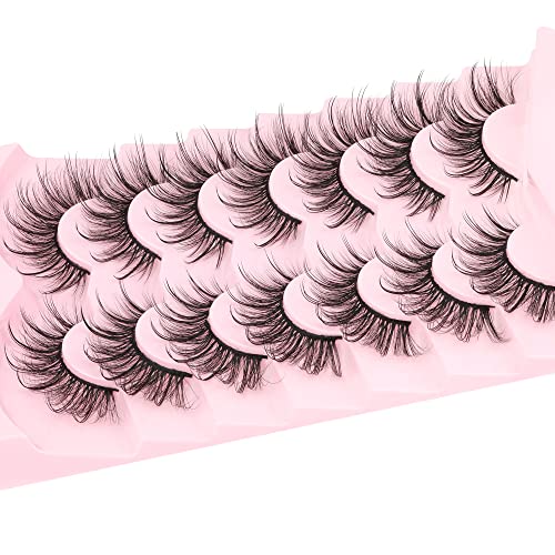 Wispy Mink Lashes Natural Look Eyelashes Volume Lash Extensions Fl...