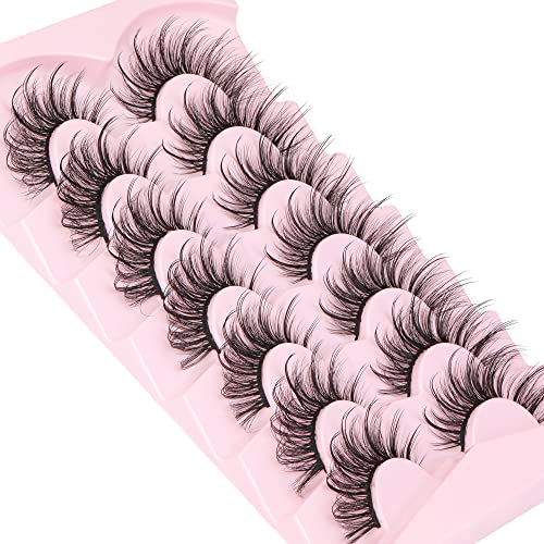 Wispy Mink Lashes Natural Look Eyelashes Volume Lash Extensions Fl...