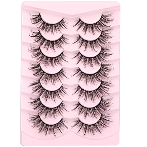 Wispy Mink Lashes Natural Look Eyelashes Volume Lash Extensions Fl...