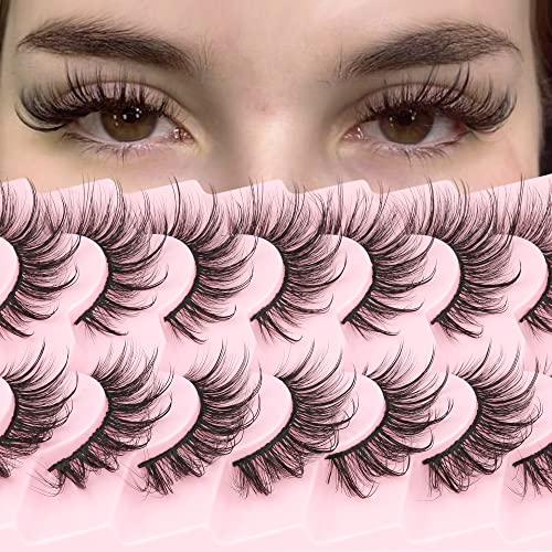 Wispy Mink Lashes Natural Look Eyelashes Volume Lash Extensions Fl...