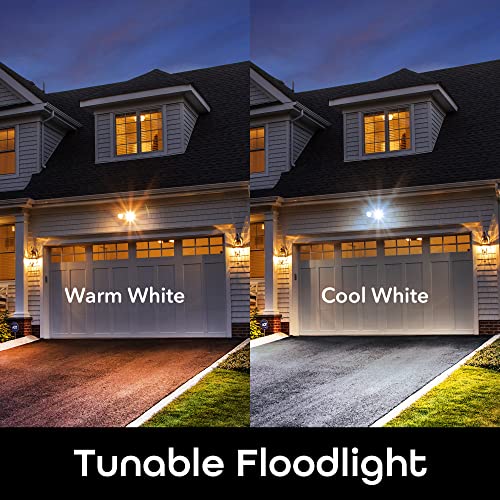 Geeni LUX Smart Floodlight, White – Outdoor 2700K-6500K Dimmable L...