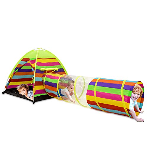 GEERTOP Play Tents for Kids Pop Up Crawl Tunnel Children Tents for...