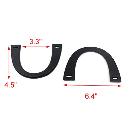 Geesatis 2PCS U-Shaped Wooden Purse Handles Handmade Bag Handbags ...