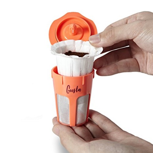 Premium Coffee Disposable Filters for K-Carafe Reusable Filter, Se...