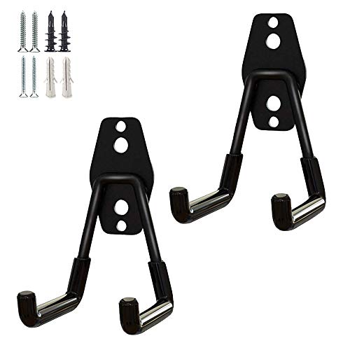 2 Pack Garage Storage Utility Hooks，Garage Garden Tool Organizer...