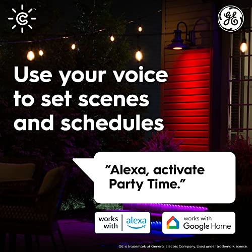GE Lighting CYNC Smart LED Light Bulbs, Color Changing, Bluetooth ...