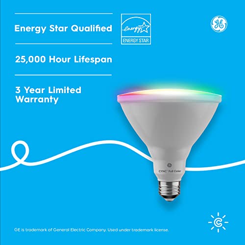 GE Lighting CYNC Smart LED Light Bulbs, Color Changing, Bluetooth ...