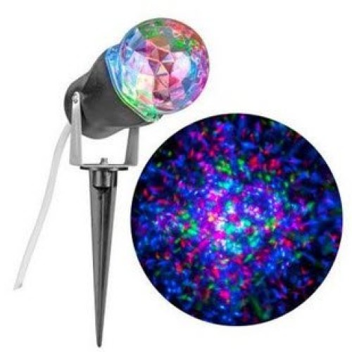 Gemmy Lightshow Multicolor Kaleidoscope Projection Red, Green and ...