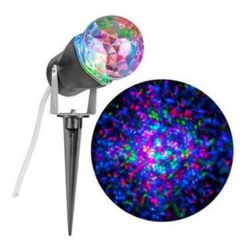 Gemmy Lightshow Multicolor Kaleidoscope Projection Red, Green and ...