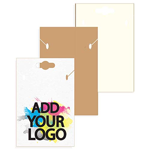 Add Your Logo to 2 x 3 Custom Jewelry Earring Display Cards ~ Pa...