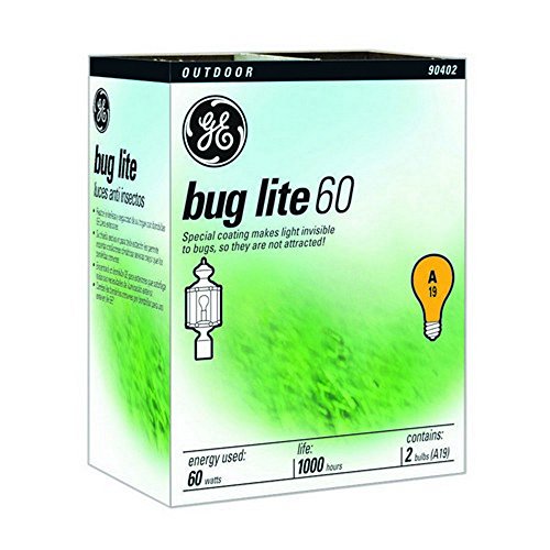G E Lighting Ge 2Pk 60W Yel Bug Bulb Pack Of 12 97495 Light Bulb...