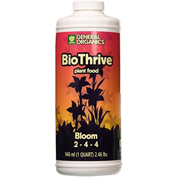 General Hydroponics GH5132 BioThrive Bloom, Quart