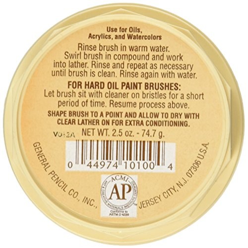 General Pencil 105-BP The Masters Brush Cleaner & Preserver 2.5 Ou...