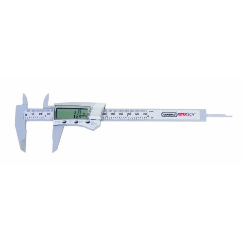 General Tools 146 Fraction Plus Digital Fractional Caliper, Carbon...
