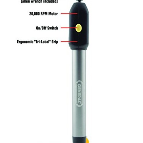 General Tools 505 Cordless Precision Engraver with Diamond Tip Bit