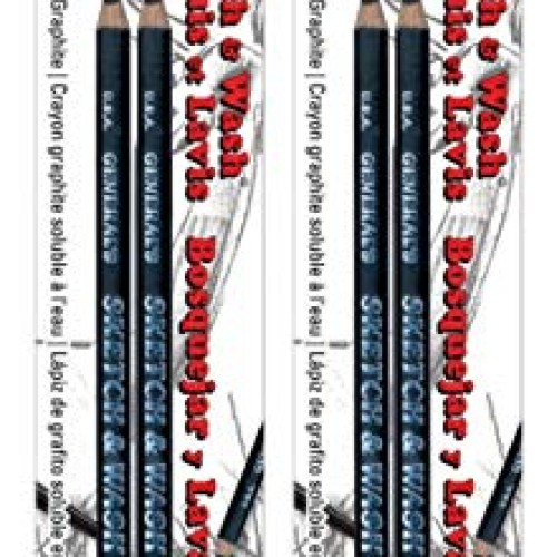 Generals 2-Pack - Sketch & Wash Pencils 2/pkg, 2 Count