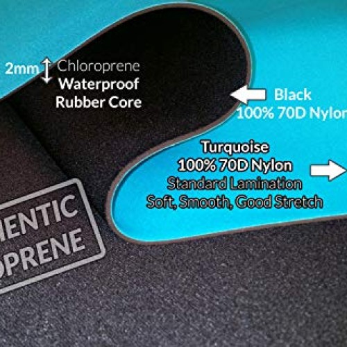 2mm Neoprene Fabric Cloth, Scuba Wetsuit Material, Stretch Nylon N...