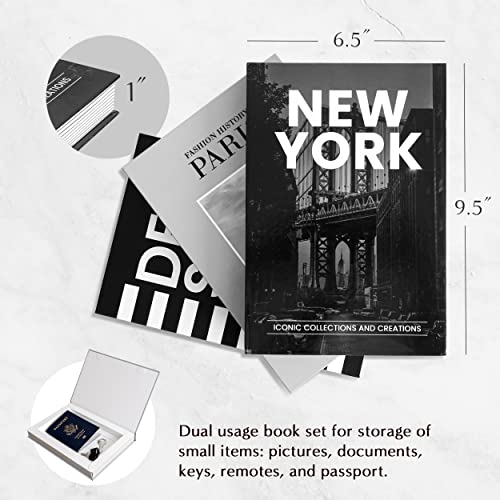 3 Faux Books for Decoration, Decorative Books for Modern Home Deco...