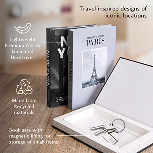 3 Faux Books for Decoration, Decorative Books for Modern Home Deco...