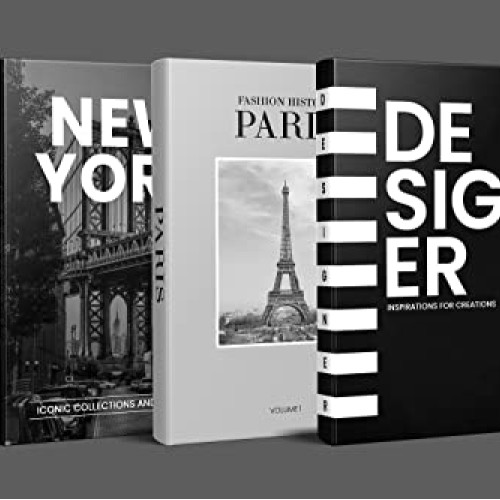3 Faux Books for Decoration, Decorative Books for Modern Home Deco...