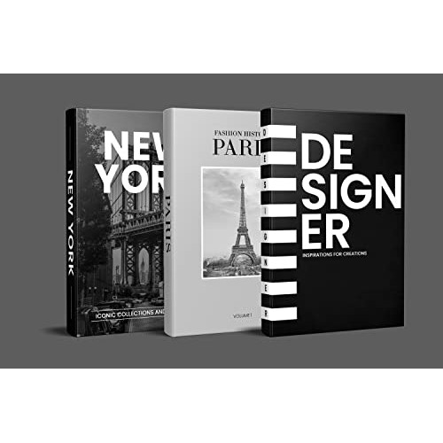3 Faux Books for Decoration, Decorative Books for Modern Home Deco...