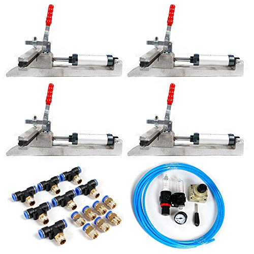 4 Sets Hand Mesh Pneumatic Silk Screen Stretching Clamps Stretch S...