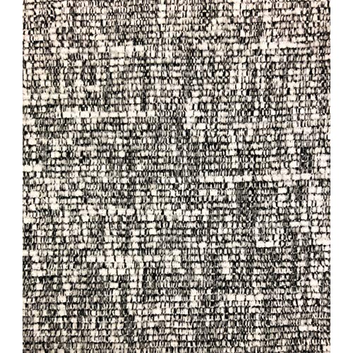 57 Wide Drapery Upholstery Textured Chenille Fabric Black White G...