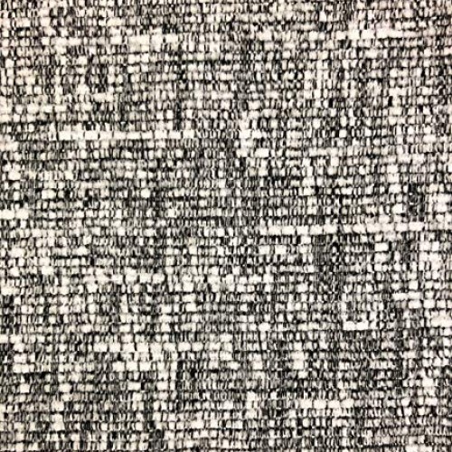 57 Wide Drapery Upholstery Textured Chenille Fabric Black White G...