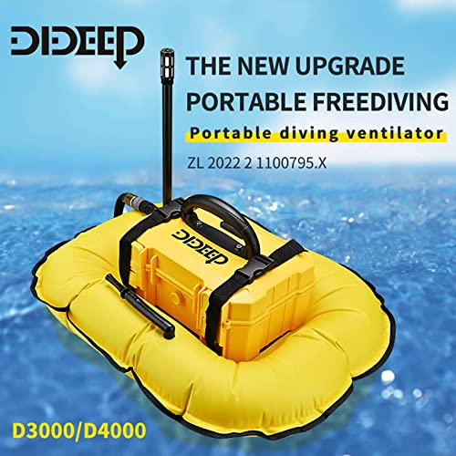 DIDEEP Diving Ventilator, Portable Rechargeable Scuba Diving Tank,...