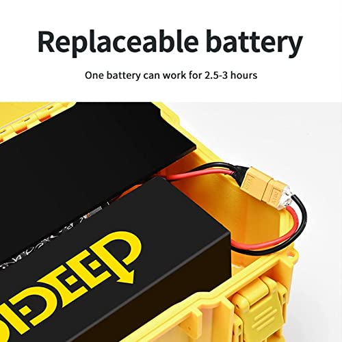 DIDEEP Diving Ventilator, Portable Rechargeable Scuba Diving Tank,...